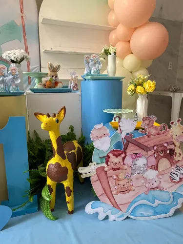 Decoração arca de Noé aniversário