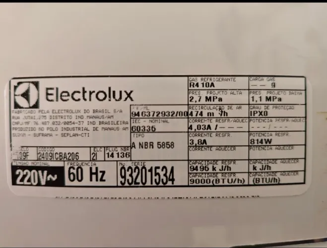 Vendo ar-condicionado 9000btu
