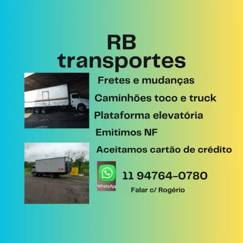Fretes e mudanças caminhão com plataforma elevatória
