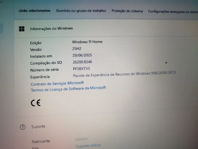 Notebook Lenovo