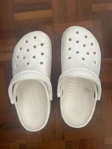 Crocs branco original TAM 37 pouco usado