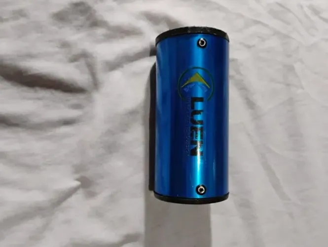 Ganzá Luen Alumínio 10 cm - Azul