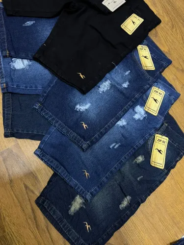 Bermuda jeans masculina