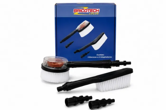 KIT ESCOVAS PARA LAVADORA DE ALTA PRESSÃO WY2 + WC2