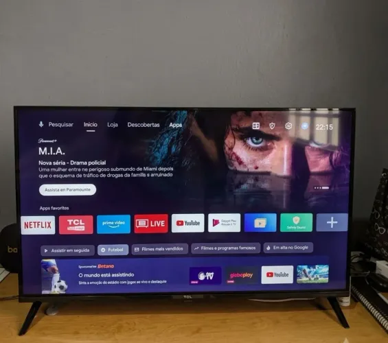 Tv Smart TCL Tela QLED 32 Pol (PERFEITO ESTADO)