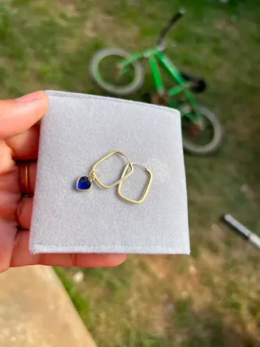 Brinco de ouro 18k