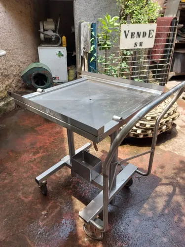 Carrinho Mesa Inox