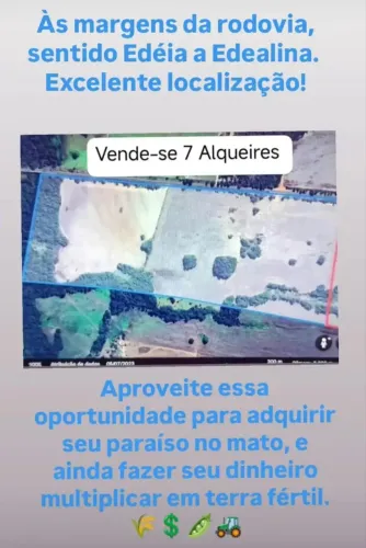 chacara em Edeia
