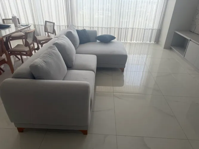 Sofá 3 lugares c/chaise