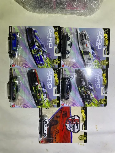 Hot wheels premium Aero styles coleção completa