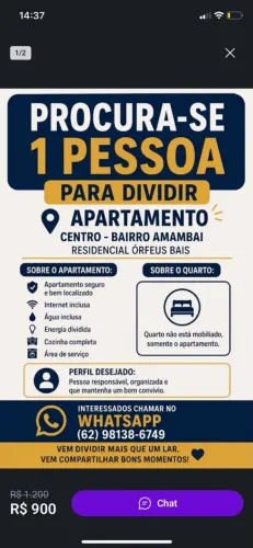 Quarto pra alugar