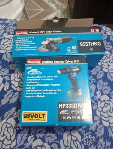 Vendo Makita lixadeira e parafusadeira a bateria