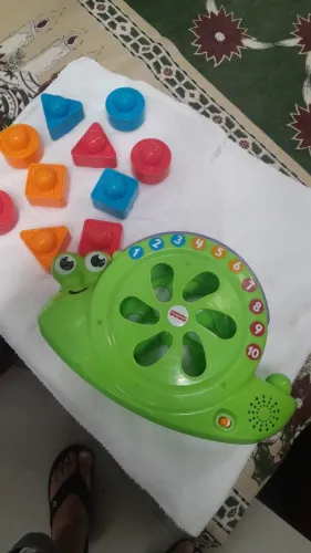 Brinquedo Infantil Didático Caramujo com Música - Fisher Price - Usado em Ótimas Condições