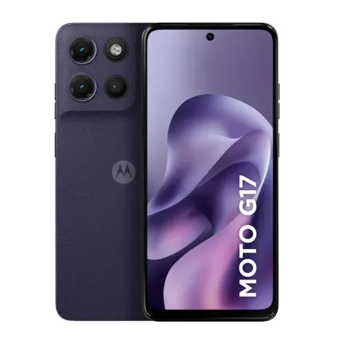 Smartphone Motorola Moto G17 4G 256GB 12GB (4GB RAM + 8GB RAM Boost) camera 50MP Sony Lyti