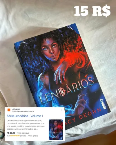 Estou vendendo livros aqui em Amélia Rodrigues