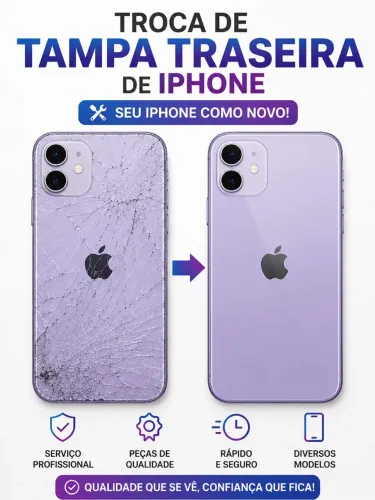 TROCAS DE TAMPAS DE IPHONES