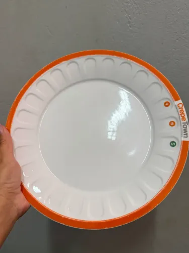 Prato Profissional de Porcelana Reforçada - Marca CrepeTown