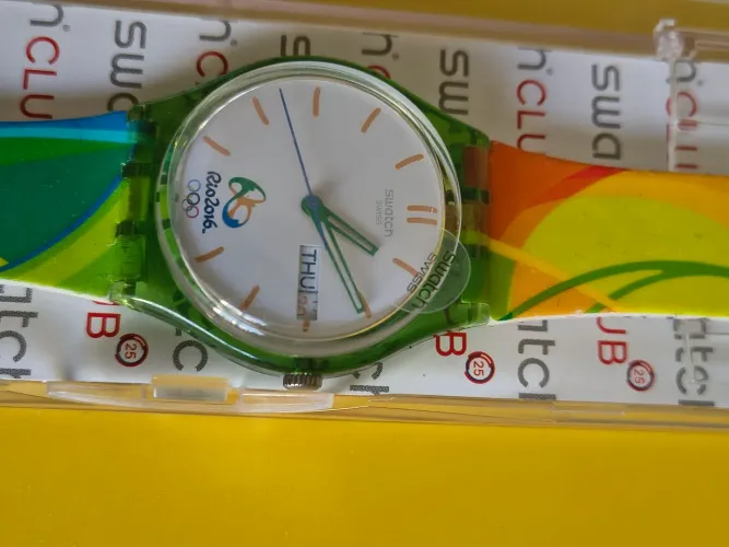 Relógio Swatch Olimpíadas Rio 2016 Original Nunca utilizado