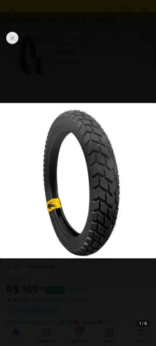 Pneu de moto linha cg com câmera