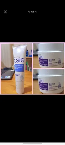 Creme facial noturno + Sabonete gel de limpeza facial