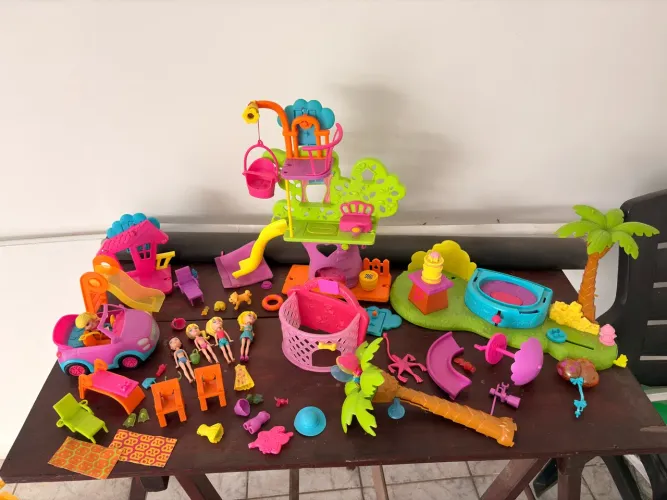 Lote Polly Pocket sets antigos