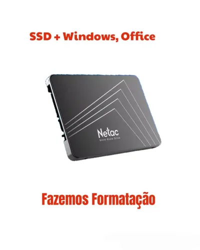 SSD 128GB Netac Original + Windows, Office, 2.5", SATA III, 6Gb/s (Novo)