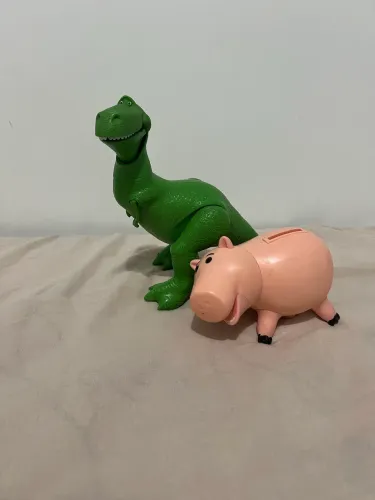 Dupla rex e porco toy story Mattel