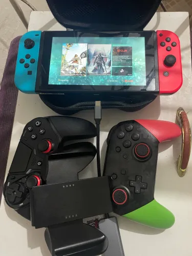 Nintendo switch desbloqueado com cartao de 512GB