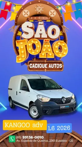 Renault Kangoo Advanced 1.6 16V Flex 2026