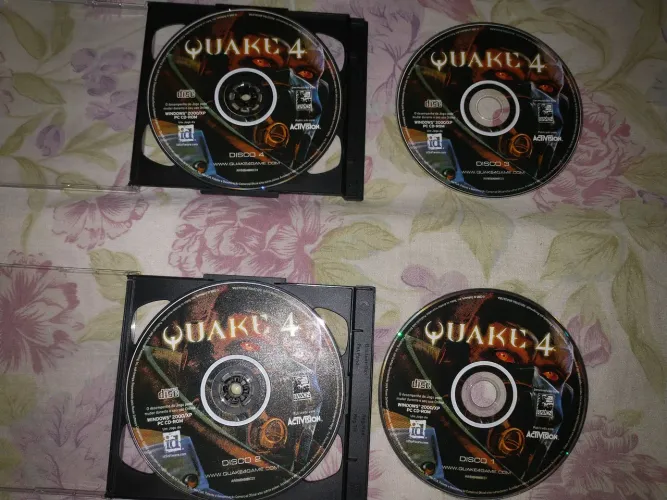 Quake 4 2005 Activision Id Raven jogo definitivo PC CD loose BR