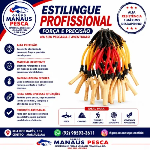 Estilingue Profissional (dúzia)