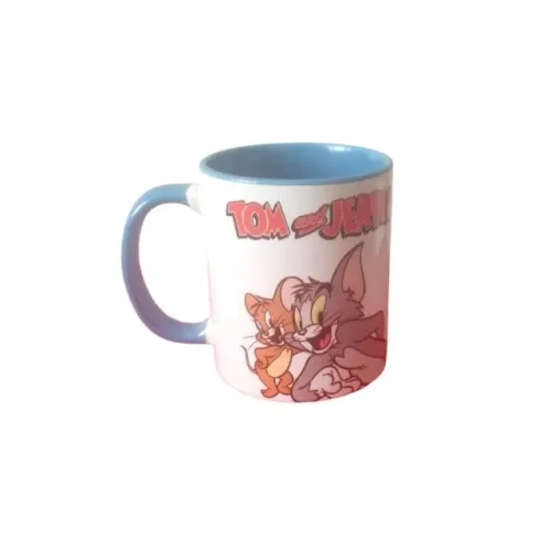 Caneca Porcelana Oficial Tom e Jerry