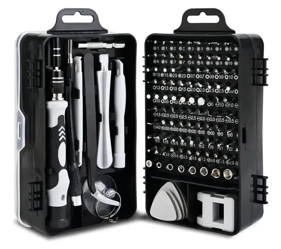 Kit de ferramenta eletrônica 115 peças