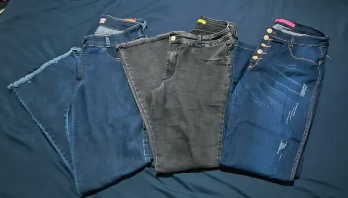 Kit 3 Calça jeans Tam. 46
