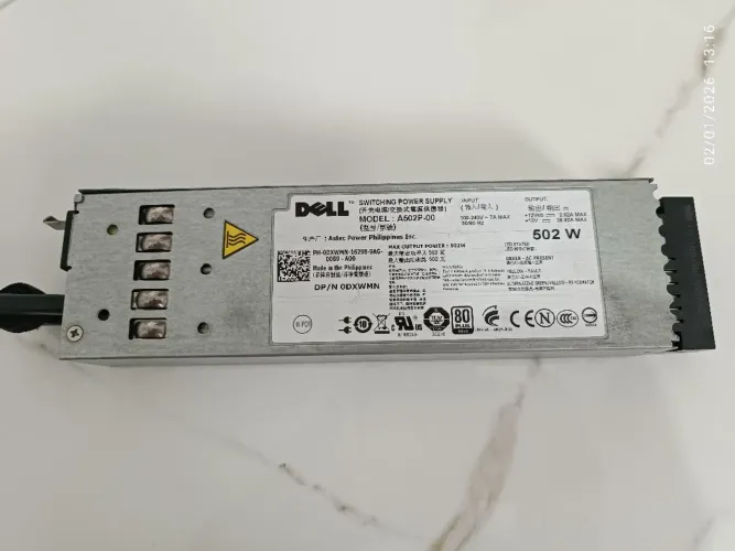 FONTE DELL 502W MUITO CONSERVADA