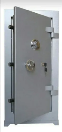 Cofre de Aço 80 cm para comércio ou uso geral cinza