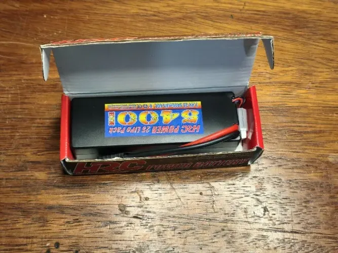 Bateria Lipo HRC 2s 7,4V 5400 mAh 60C p/ Traxxas