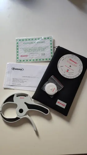 Adipômetro Sanny kit completo 