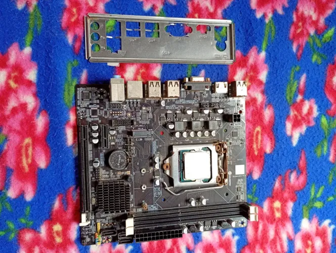 Kit placa mãe e processador