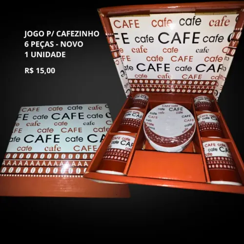 Jogo Cafezinho 6 peças