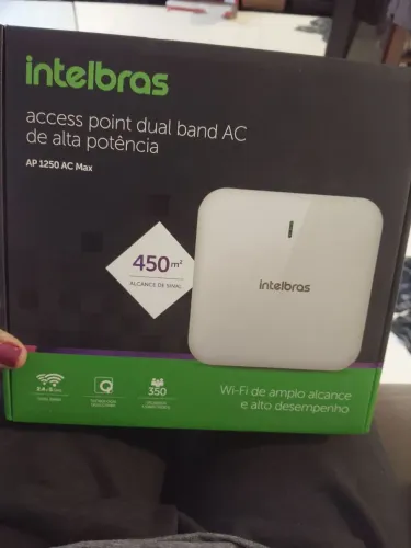 Roteador corporativo Intelbras AP1250AC Max Giga 450m