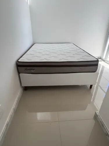 Cama Box Casal EcoColchões Resistive Silver 1,38 x 1,88 m - Nova