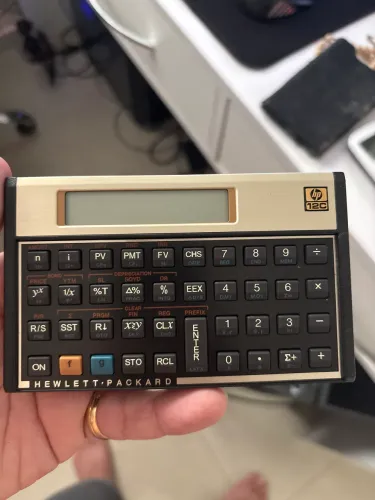 Calculadora contábil HP 12C