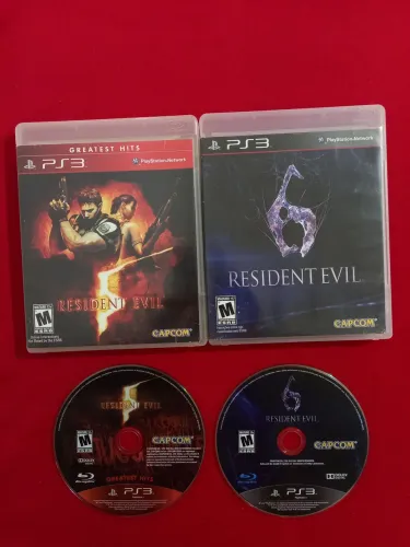 Resident Evil 5 + Resident Evil 6 - R$ 75,00 os dois juntos ( lote)