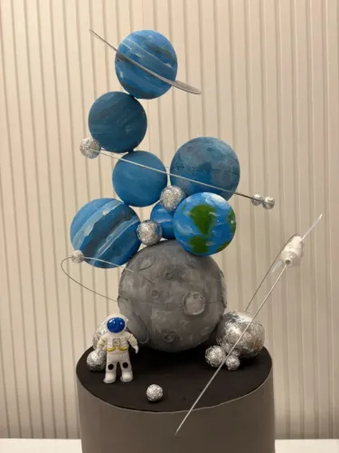 BOLO ANIVERSÁRIO ASTRONAUTA