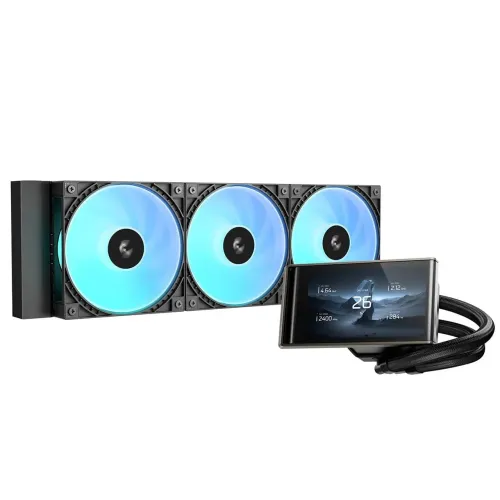 WATERCOOLER DEEPCOOL LT360 VISION 360 MM ARGB PRETO