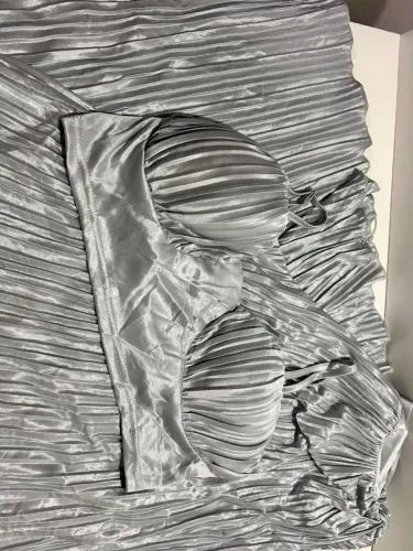 Conjunto de festa prata