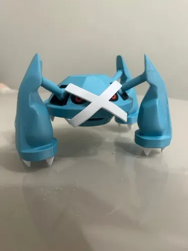 Boneco 3D Pokemon - Metagross