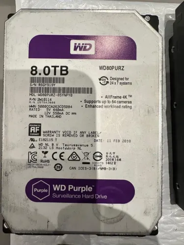 HD WD Purple 8 TB