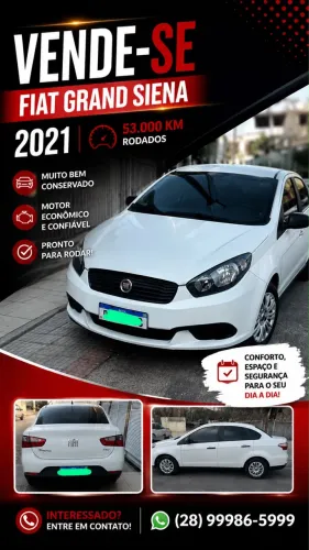 Fiat Grand Siena 1.0 EVO Flex 8V 4P 2021